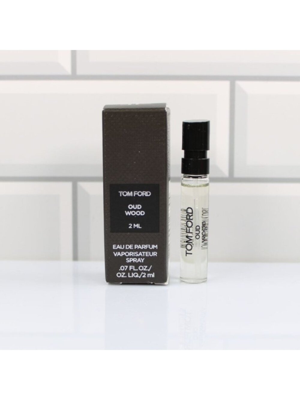 Tom Ford Oud Wood Eau De Parfum 2ml Spray Travel Size New In Box